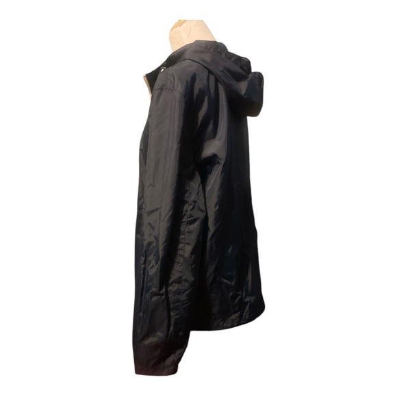 Nautica Men's Hoodied Bomber rain Jacket , True Navy - Picture 4 of 6